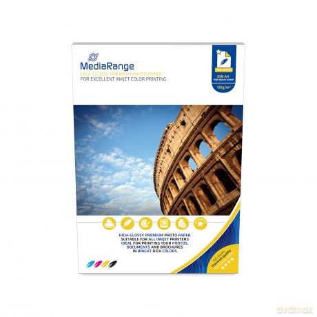 MediaRange Fotopapier/MRINK105 A4 hochgl
