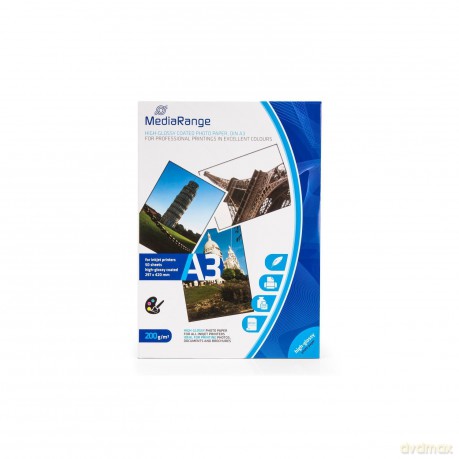 Mediarange: MediaRange Fotopapier/MRINK109 A3 hochgl