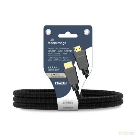 MediaRange HDMI A Kabel 4k 1,0 m