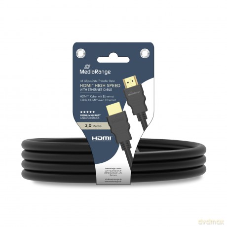 MediaRange HDMI-Kabel High Speed Etherne