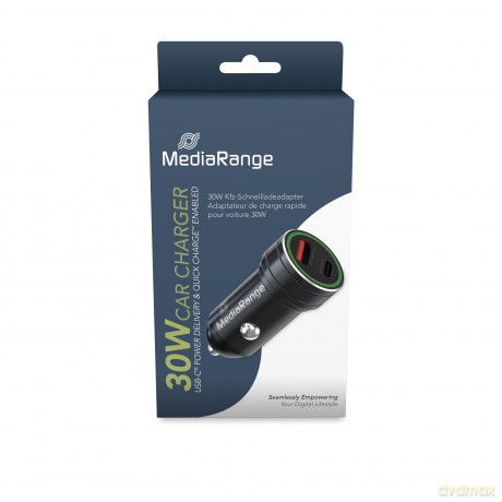 MediaRange Kfz-Ladegert 20W 1x USB-A u.