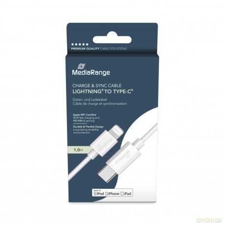 MediaRange Lade- u. Datenkabel USB-C auf
