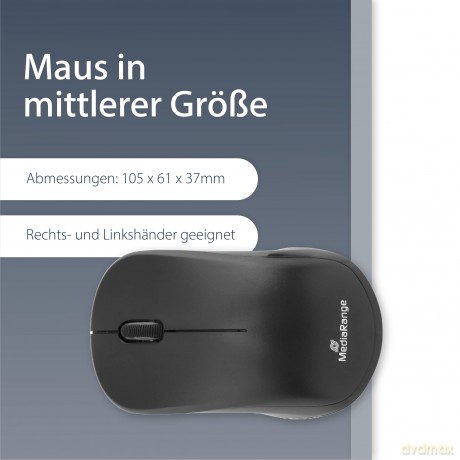 MediaRange MROS107 Tastatur-Maus-Set kab