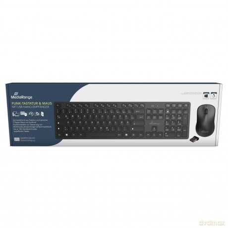MediaRange MROS107 Tastatur-Maus-Set kab