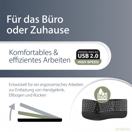 MediaRange MROS120 ergonomische Tastatur