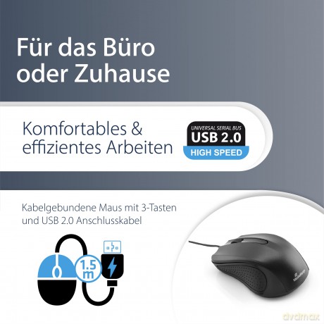 MediaRange MROS210 Maus kabelgebunden