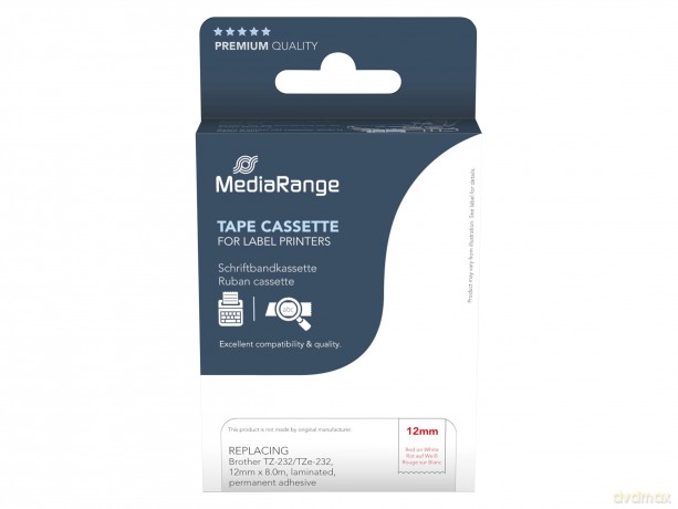 MediaRange Schriftbandka. Brother TZ-232