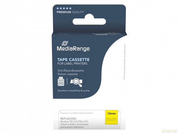 MediaRange Schriftbandka. Brother TZ-C31