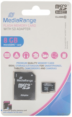 MediaRange Speicherkarte Micro SDHC/MR95