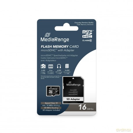 MediaRange Speicherkarte Micro SDHC/MR95