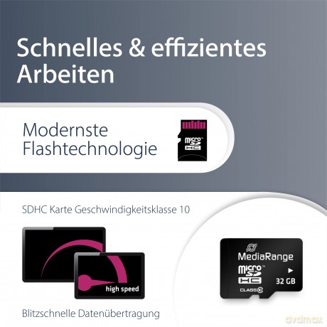 MediaRange Speicherkarte Micro SDHC/MR95