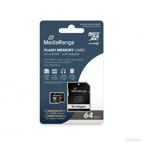 MediaRange Speicherkarte Micro SDXC/MR95