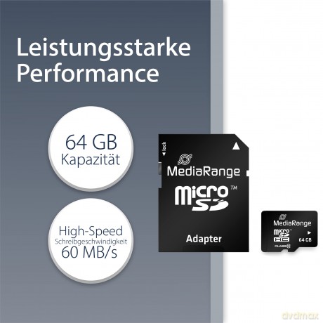 MediaRange Speicherkarte Micro SDXC/MR95