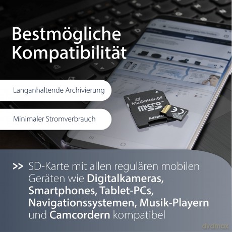 MediaRange Speicherkarte SDHC/MR963 16GB