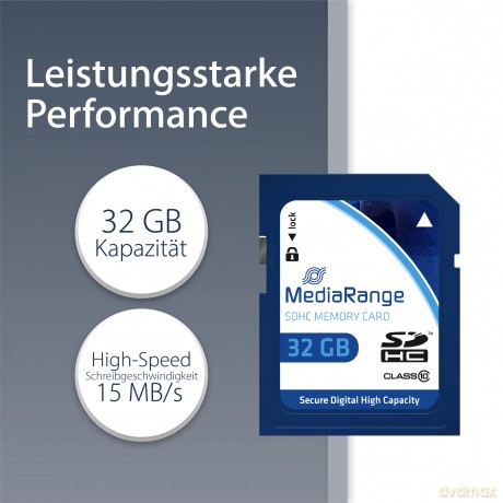 MediaRange Speicherkarte SDHC/MR964 32GB