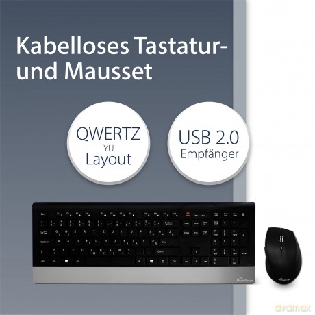 MediaRange Tastatur Highline wireless Ma