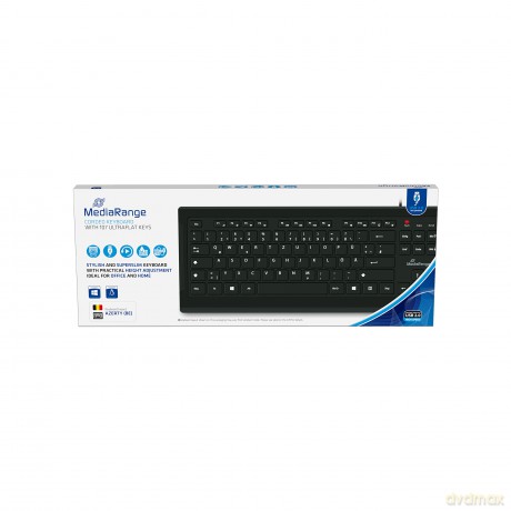MediaRange Tastatur kabelgeb. ultraflach