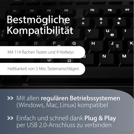 MediaRange Tastatur Multimedia Keyboard