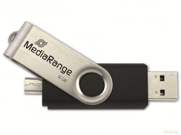 MediaRange USB-Stick 16 GB USB combo mit