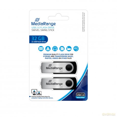 MediaRange USB-Stick 32GB USB 2.0 Flexi