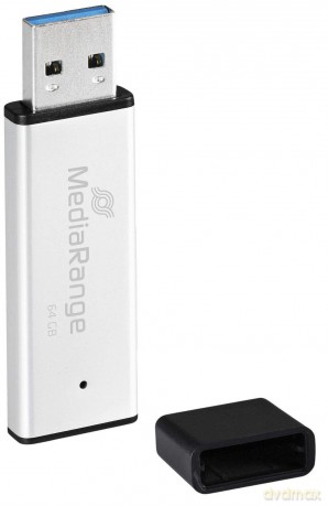 MediaRange USB-Stick MR1901 silber, schw