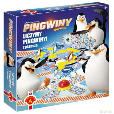 ALEXANDER Liczmy pingwiny z planszą [GRA]