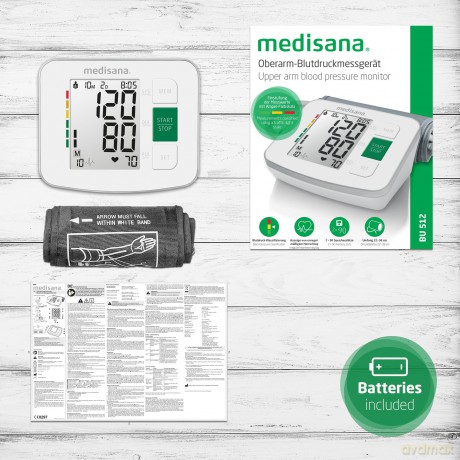 Medisana: medisana BU 512 Oberarm-Blutdruckmessger