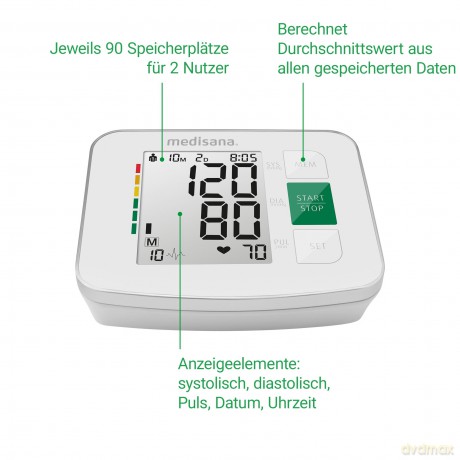 Medisana: medisana BU 512 Oberarm-Blutdruckmessger