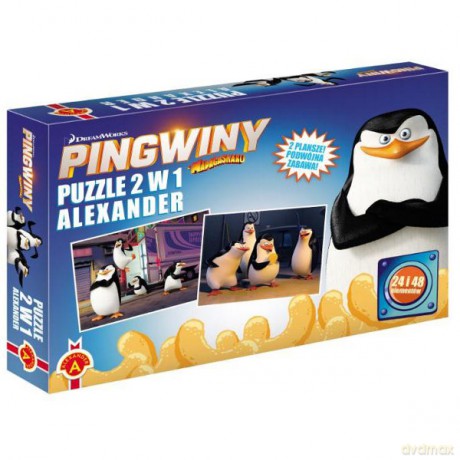 ALEXANDER 2w1 Pingwiny z Madagars [PUZZLE]