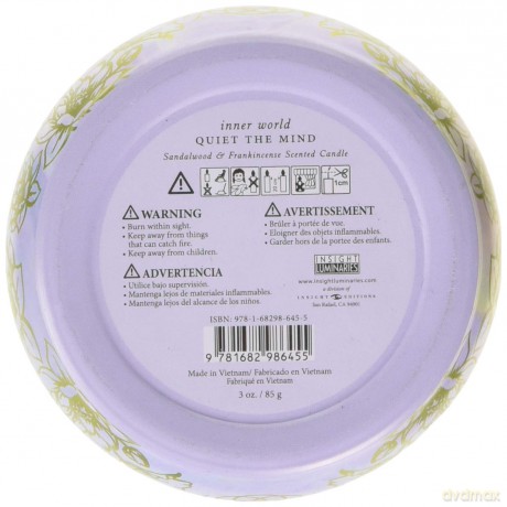 Meditation Scented Tin Candle 3 oz [KSIĄŻKA]
