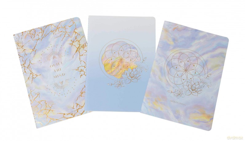 Meditation Sewn Notebook Collection Set of 3 [KSIĄŻKA]