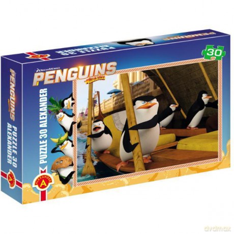 ALEXANDER 30 El. Pingwiny z Madagaskaru [PUZZLE]
