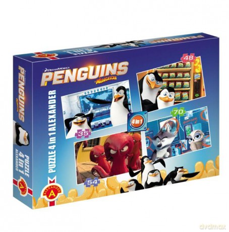 ALEXANDER 4w1 Pingwiny z Madagarskaru [PUZZLE]