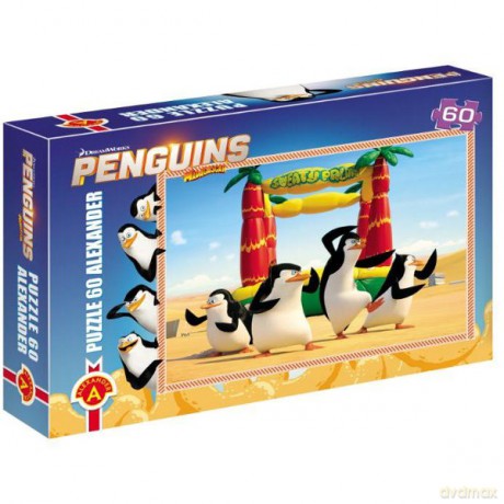 ALEXANDER 60 El. Pingwiny z Madagaskaru [PUZZLE]