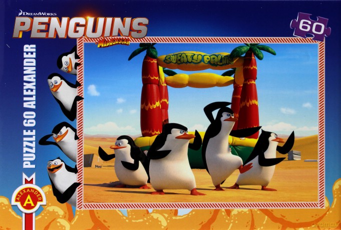 ALEXANDER 60 El. Pingwiny z Madagaskaru [PUZZLE]