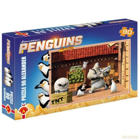 ALEXANDER 90 El. Pingwiny z Madagaskaru [PUZZLE]