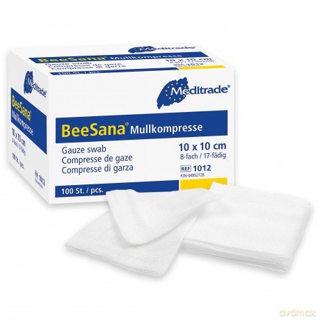 Meditrade Mull-Kompressen BeeSana 1006