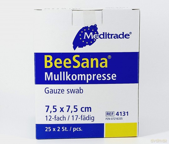 Meditrade Mull-Kompressen BeeSanamit e