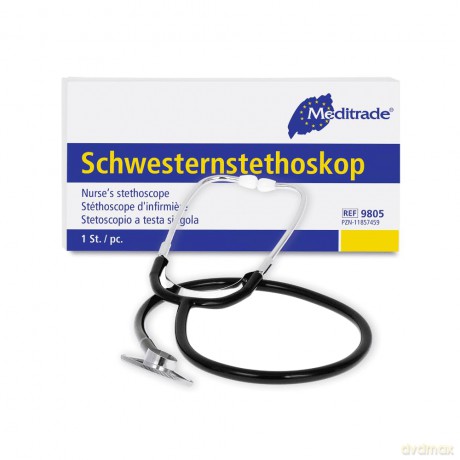 Meditrade Schwesternstethoskop schwarz,