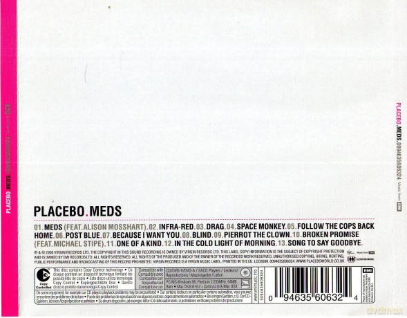 Placebo: Meds [CD]