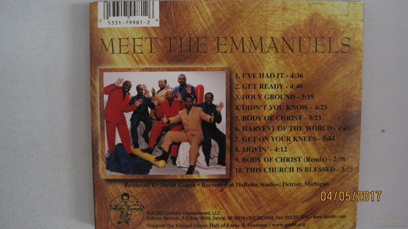 Emmanuels: Meet the Emmanuels [CD]
