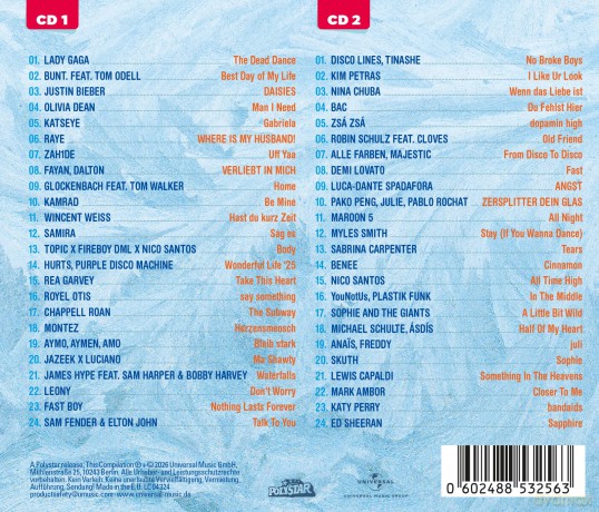 Megahits 2026 - Die Erste [2CD]