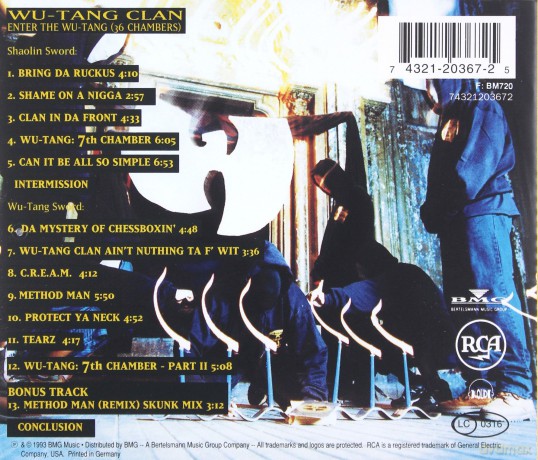 Wu-Tang Clan: Enter The Wu-Tang (36 Chambers) [CD]