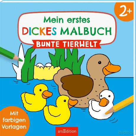 Mein 1. dickes Malbuch - Bunte TierweltP10SpielwarenDIVERSE53010995903.99127.10.20230571234 9783401