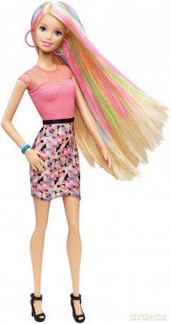 BARBIE Tęczowe włosy
