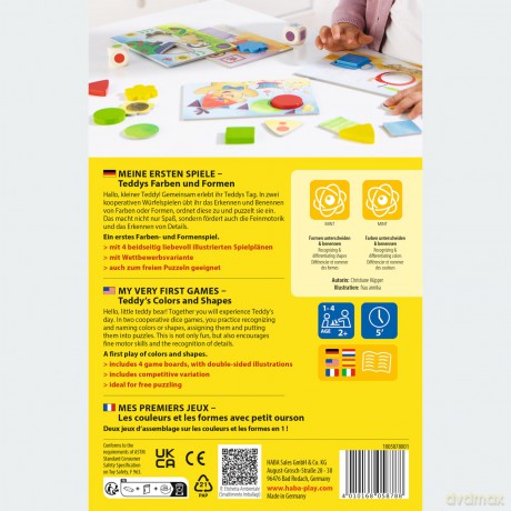 Meine ersten Spiele - Teddys Farben undP10SpielwarenDIVERSE530201174315.99113.06.20250571234 401016
