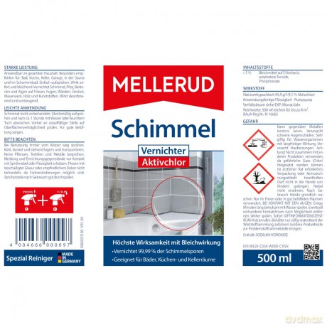 MELLERUD Aktivchlor Schimmelentferner 0,
