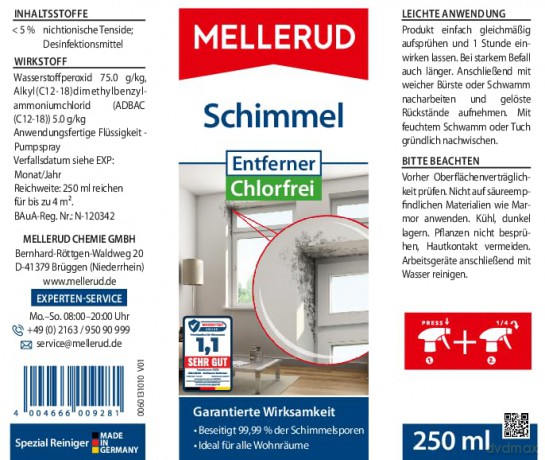 MELLERUD Chlorfrei Schimmelentferner 0,2