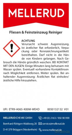 MELLERUD Feinsteinzeug Bodenreiniger 1,0
