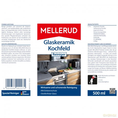 MELLERUD Glaskeramik Kochfeld Kźchenrein